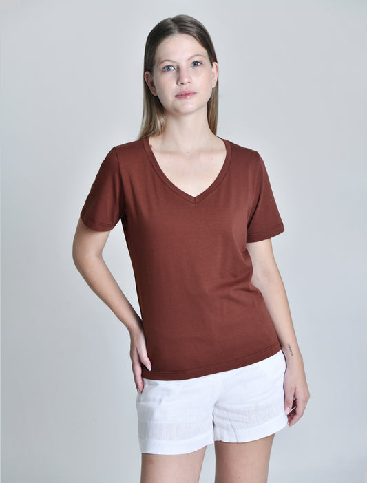 Camiseta MANUELA Marrom