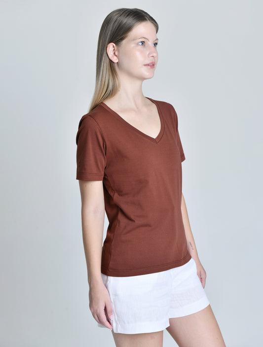 Camiseta MANUELA Marrom