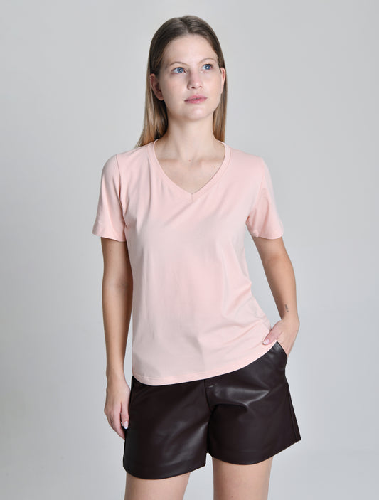 Camiseta MANUELA Rosa Areia