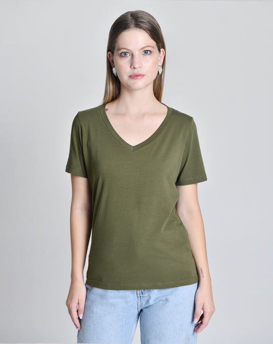 Camiseta MANUELA Verde Oliva