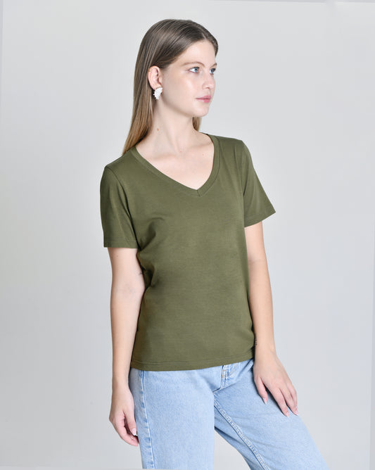 Camiseta MANUELA Verde Oliva
